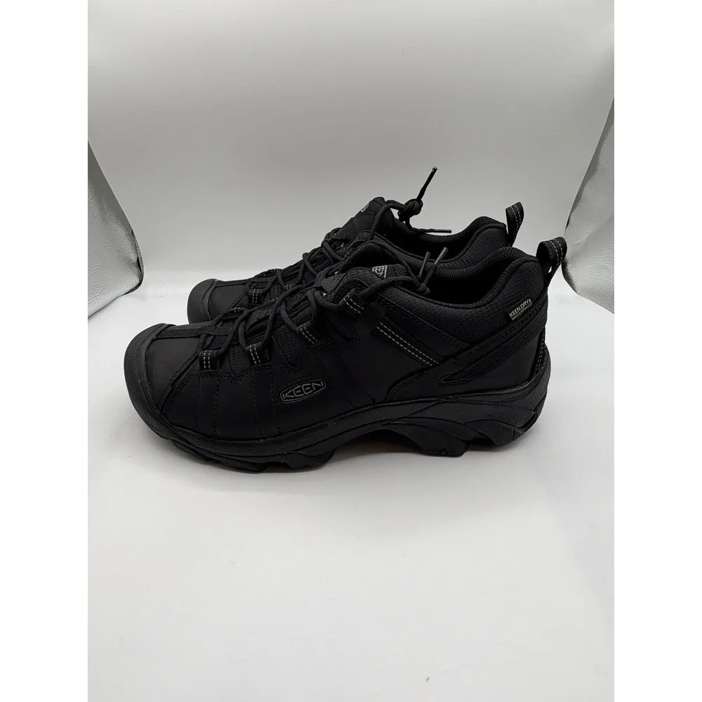 KEEN Men's Targhee II Waterproof Hiking Shoes,Men's 11 WIDE, EU 44.5 W,Black,NIB